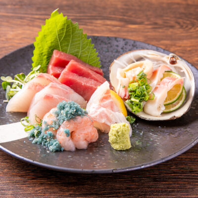 刺身の盛り合わせ